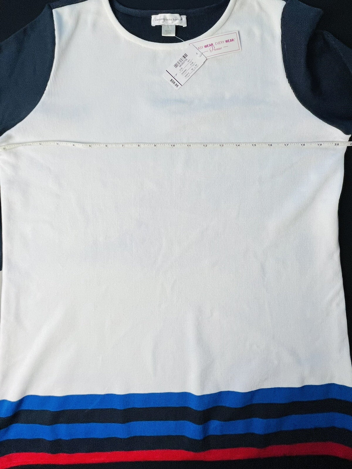 Christopher &Banks Women's Knit Top Sz L  Blouse