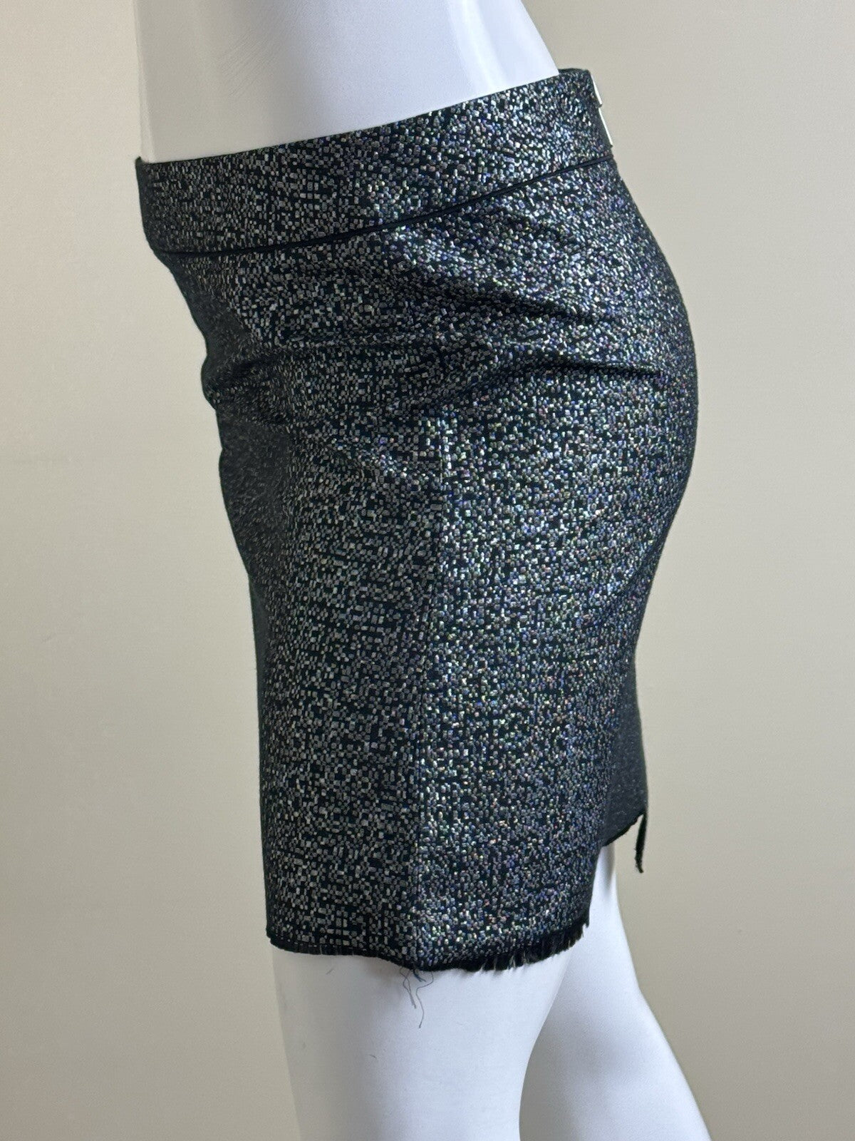 $340 ZaDiG & Voltaire Deluxe Skirt Multicolor Size 34 Us 4  (B.124)