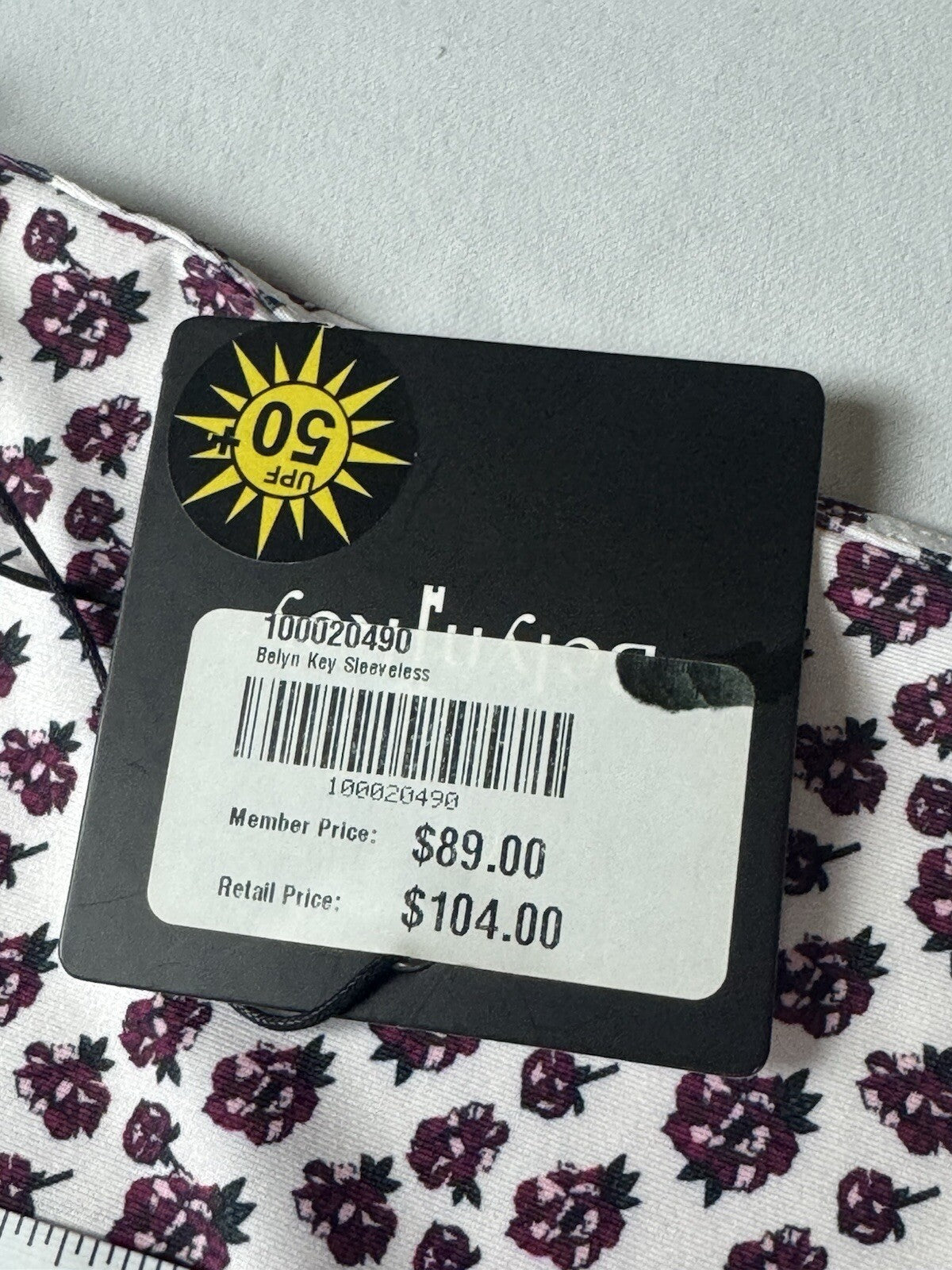 BELYN KEY Women’s Sleeveless Golf Shirt Sz M.    (B.134)