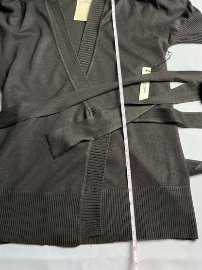 $160 Vertigo Paris Women’s Cardigan Sz M Brown Short Sleeve (B.58)