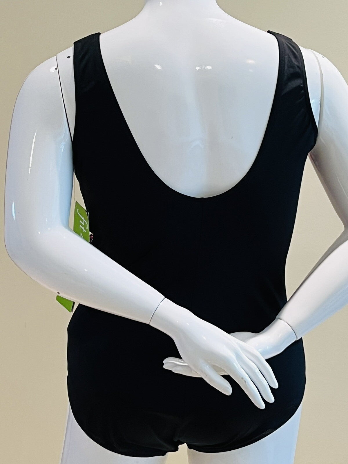 Fit for You Fit 4 U Womens One-Piece Leopard Print Swimsuit, Sz 24W