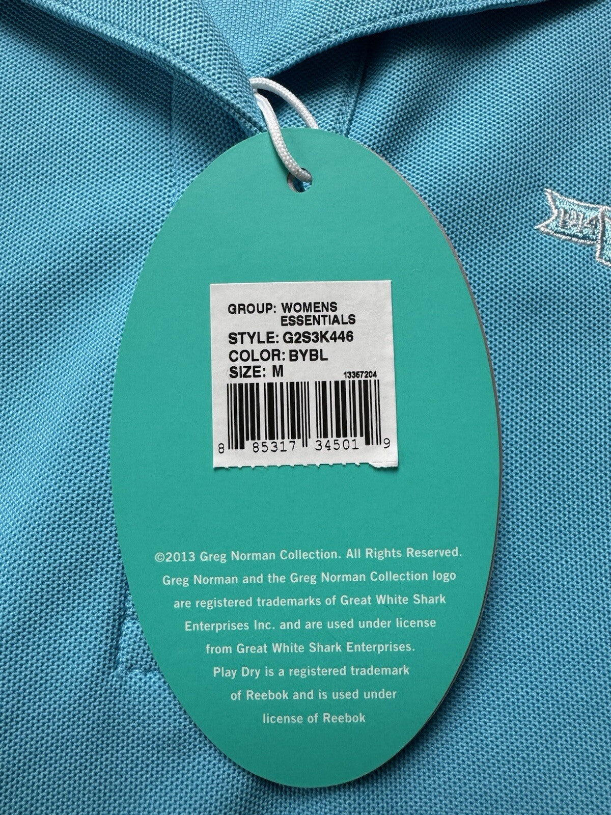 Greg Norman Women's Golf Polo Shirt Sz M (B.143)