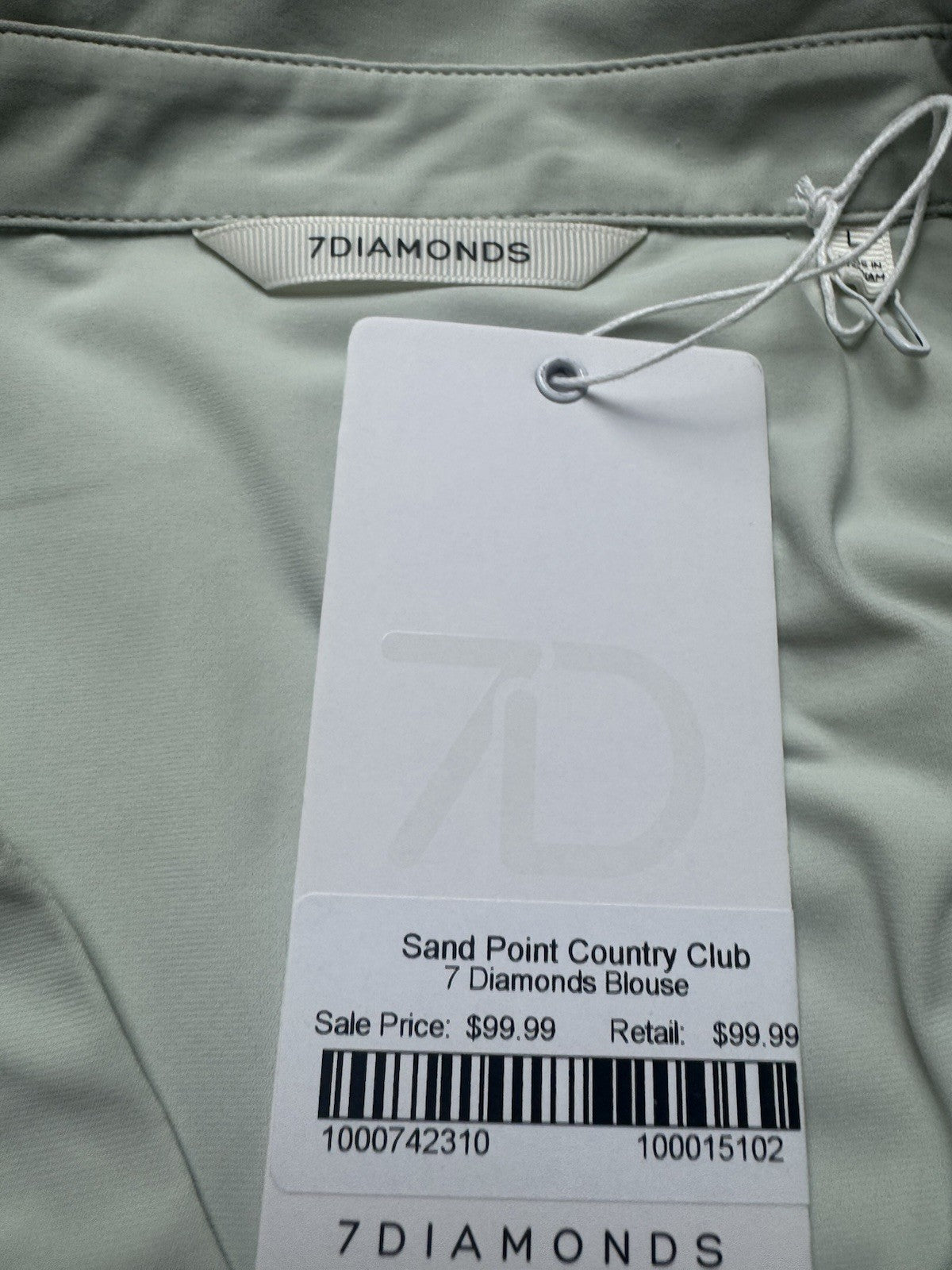 7 Diamonds Women’s Long Sleeve Shirt Size L  (B.158)