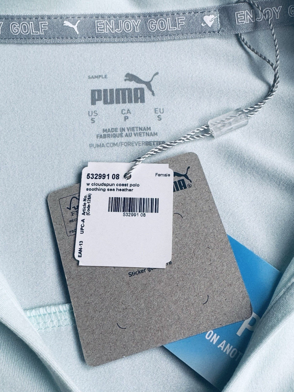 Puma Women’s Golf Shirt Sz S.   (B.188)
