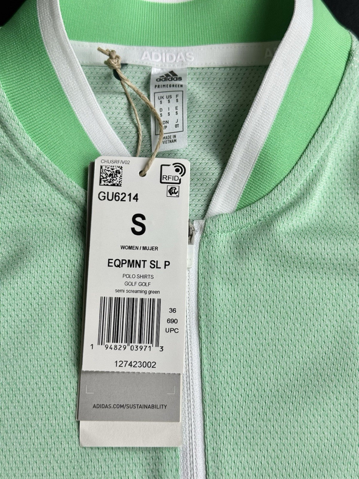 Adidas Women’s Golf Shirt Sz S    (B.188)