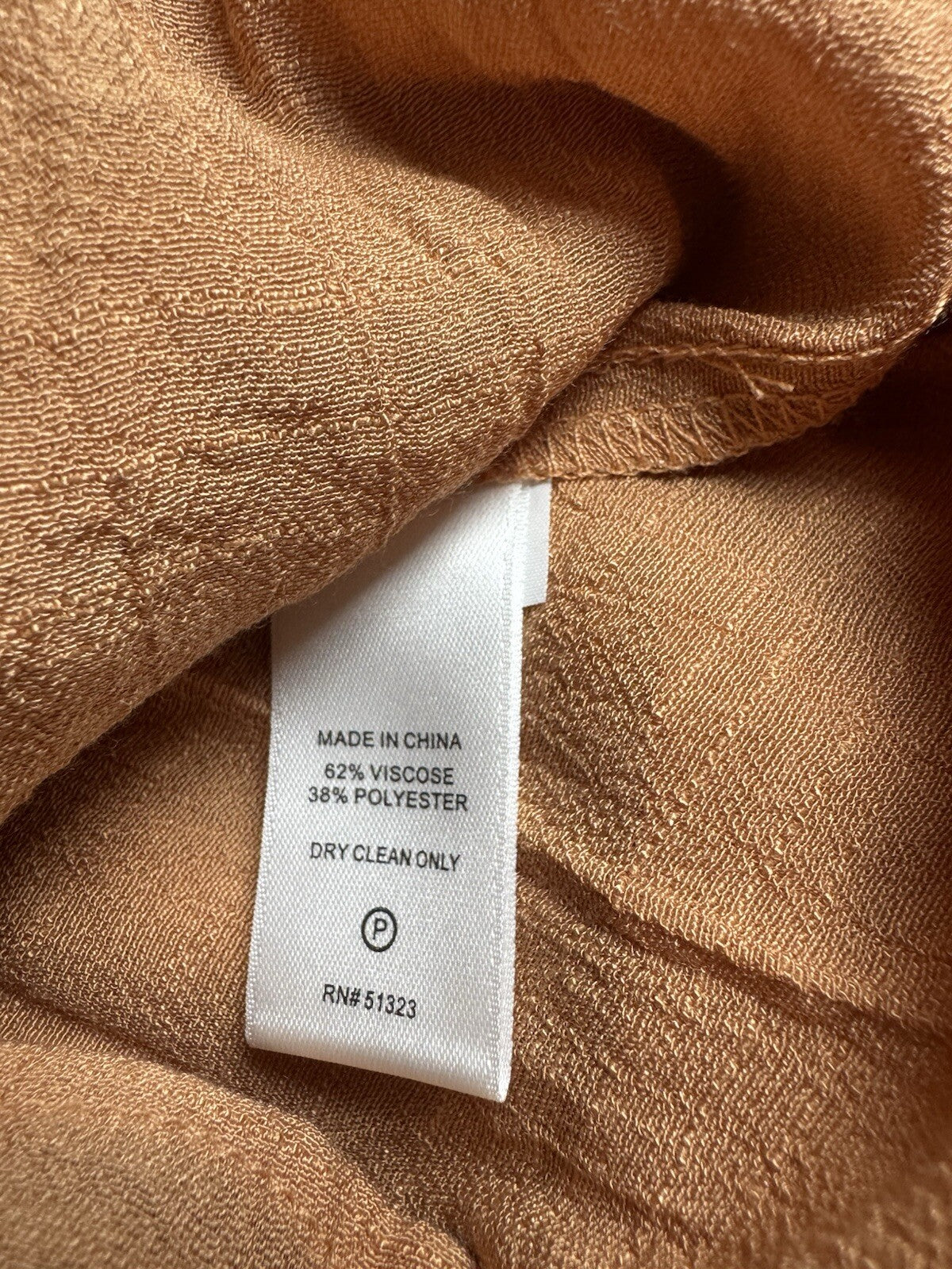 $99 1 State Women’s Toasted Nut Color Dress Sz 2X    (B.144)