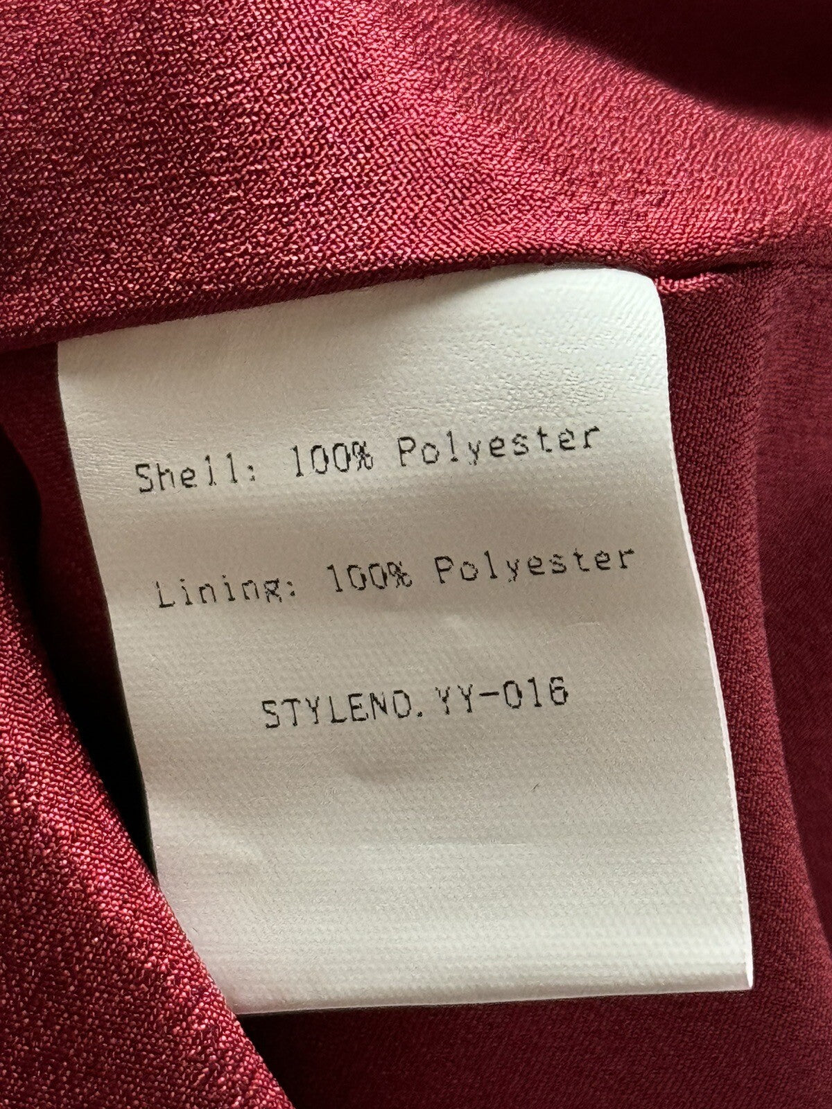 Omoone Women's Velour Long Trench Coat Long Sleeve Size S Wine Red.    (58)