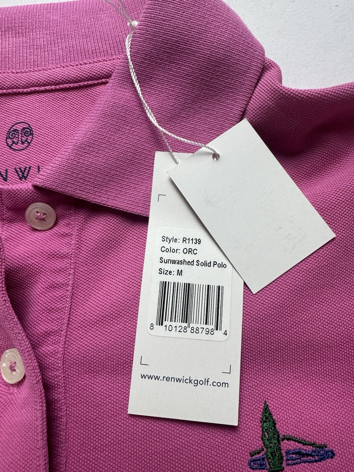 Renwick Women’s Polo Golf Shirt Sz M.    (B.139)