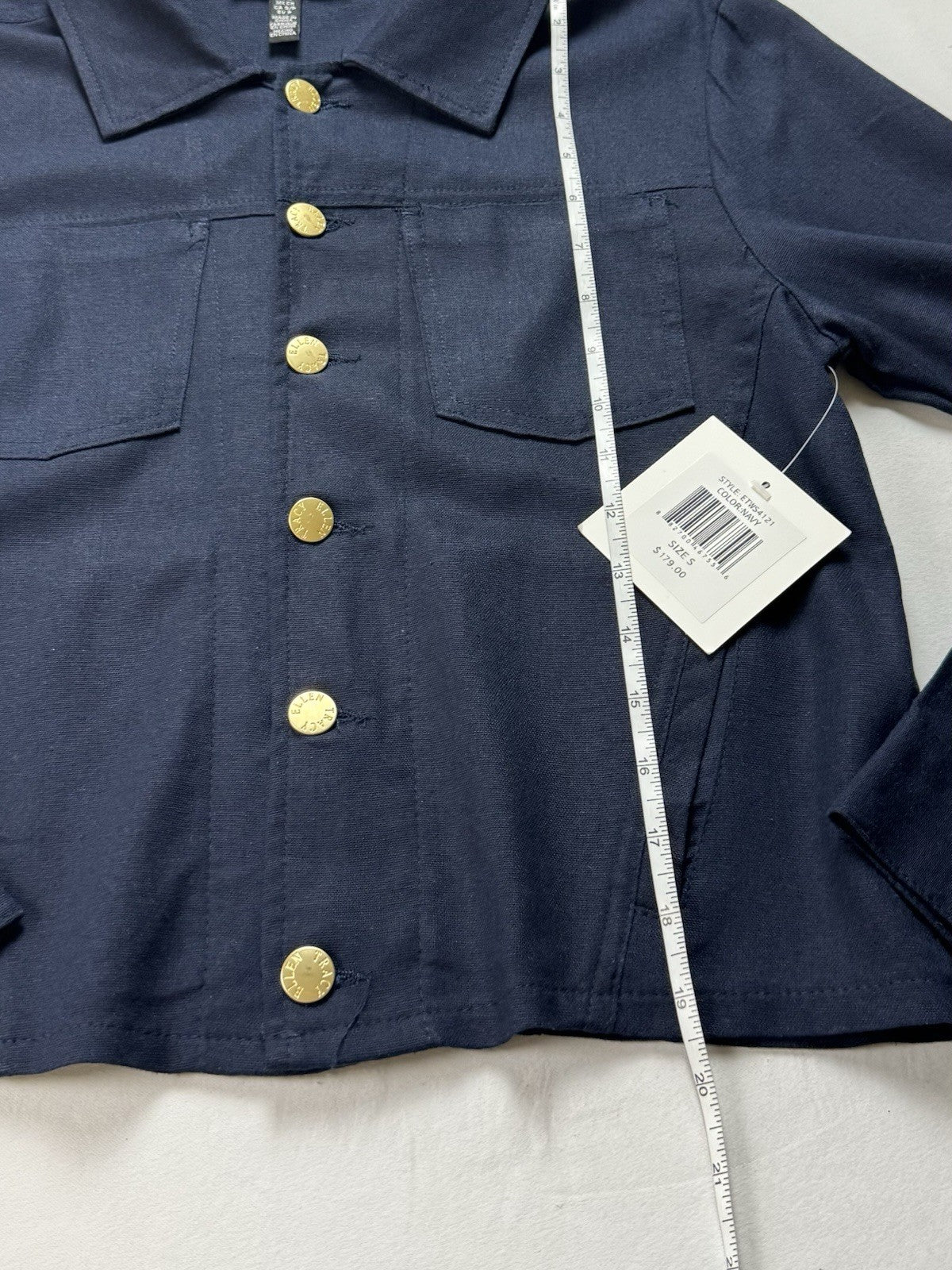 $179 Ellen Tracy Women's Long Sleeve Shirt Sz S.  (B.150)