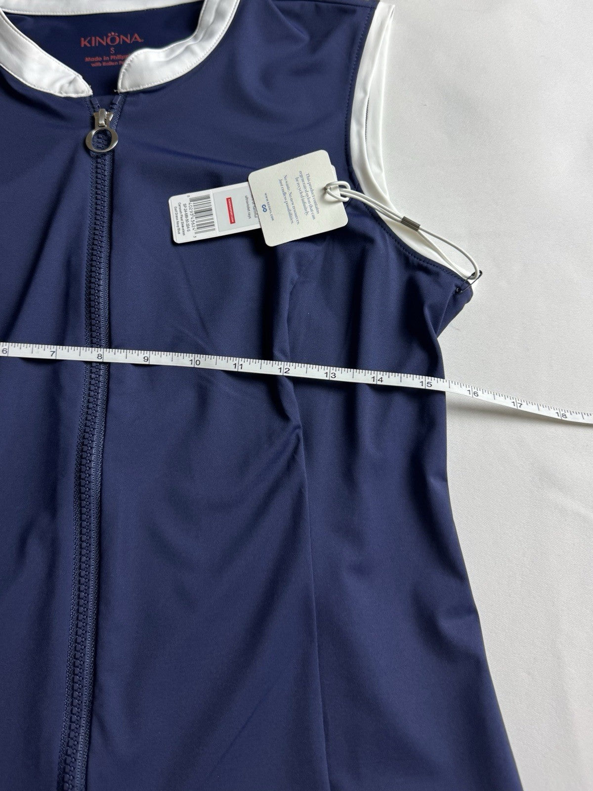 Kinona Golf Dress Pockets Navy Sz S.   (B.163)