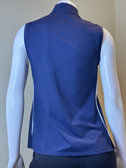 KINONA Women’s Sleeveless Golf Shirt Sz M. (B.165)