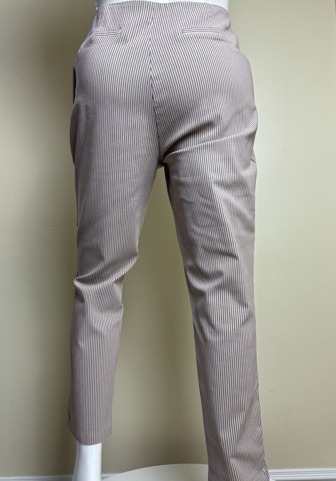 $89 DKNY Women's Striped Pants Sz XL  (B.91)