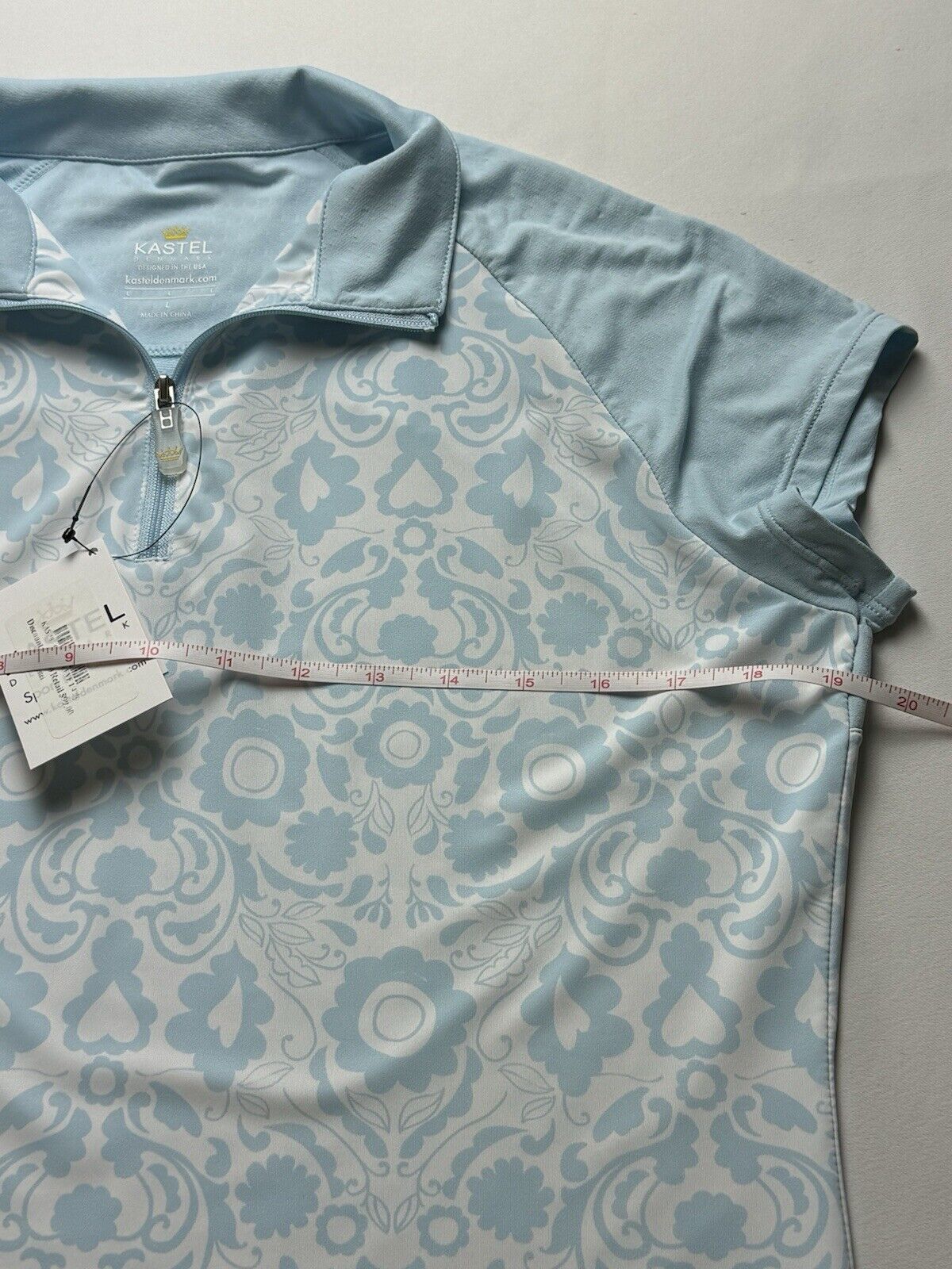 KASTEL DENMARK Women's Golf Top Shirt Sz L. (B.79)