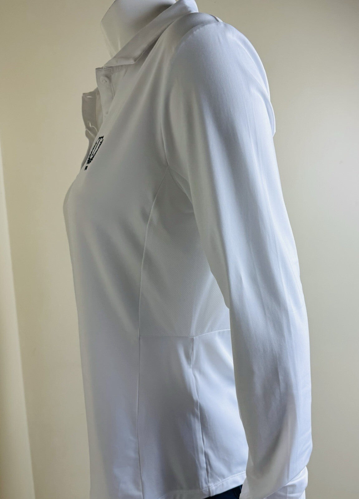 FJ FootJoy Women's Golf White Sweatshirt Long Sleeves Sz M    (B.121)