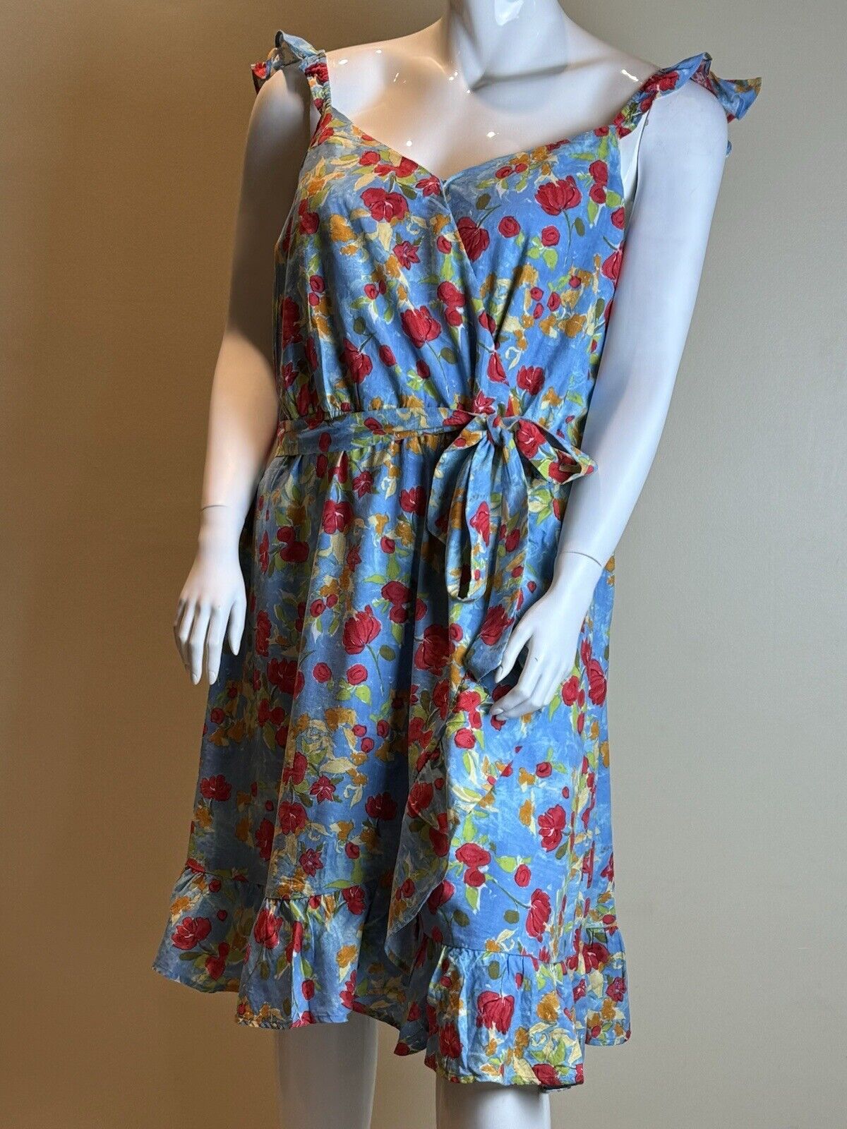 LC Lauren Conrad Size 4X Floral Sundress Maxi Dress (50)