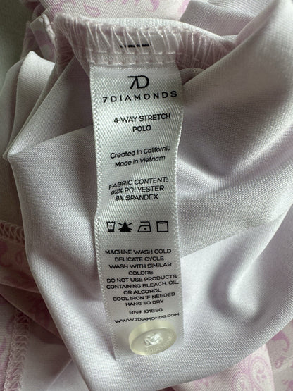$78 7Diamonds Women’s Golf Shirt Size S     (B.161)