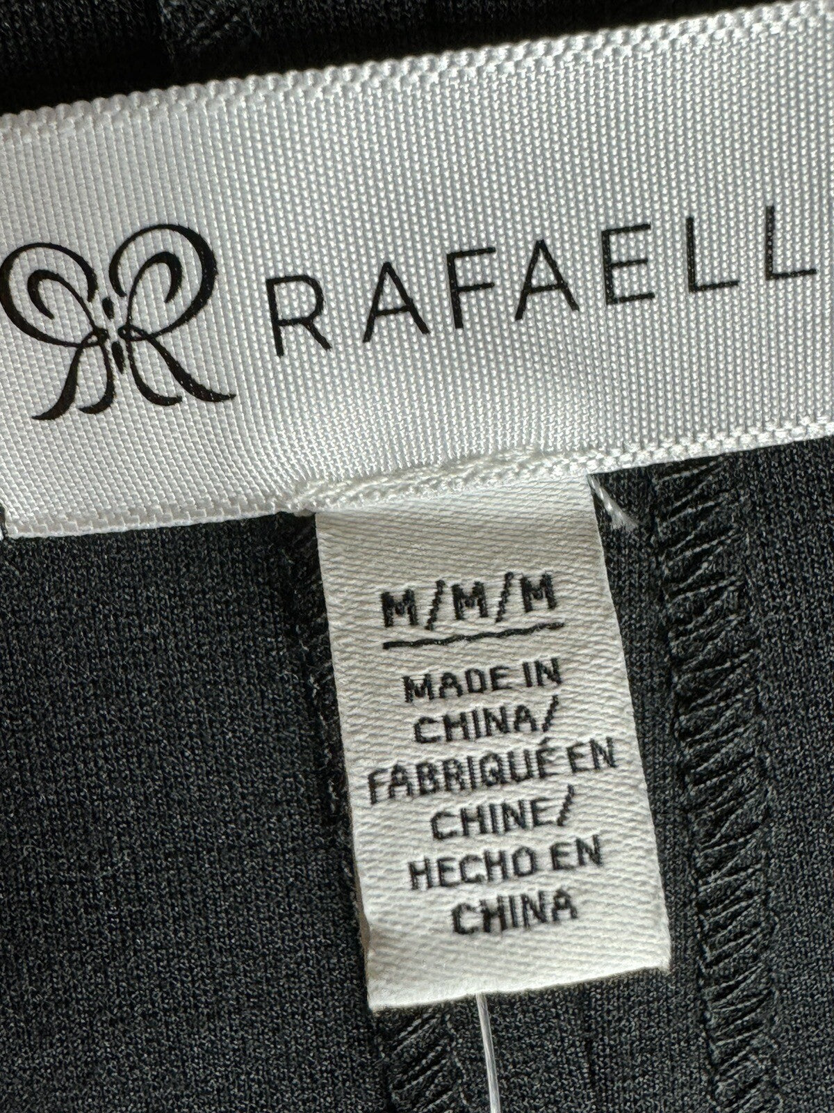 $139 Rafaella Woman’s Black Cardigan Sz M  (B.77)