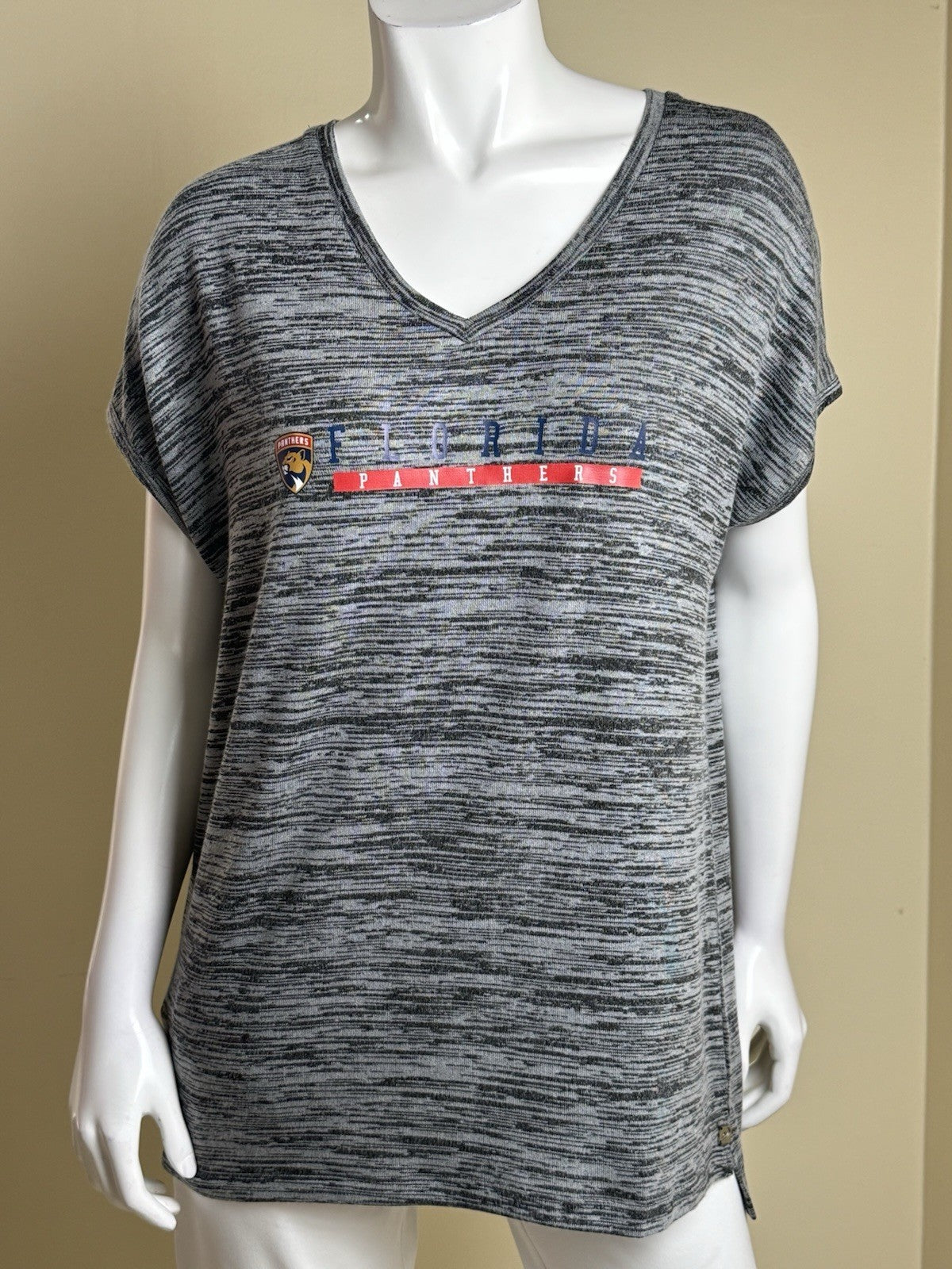 LeverWear Women's Florida Panthers Logo Golf shirt Sz M   (B.172)