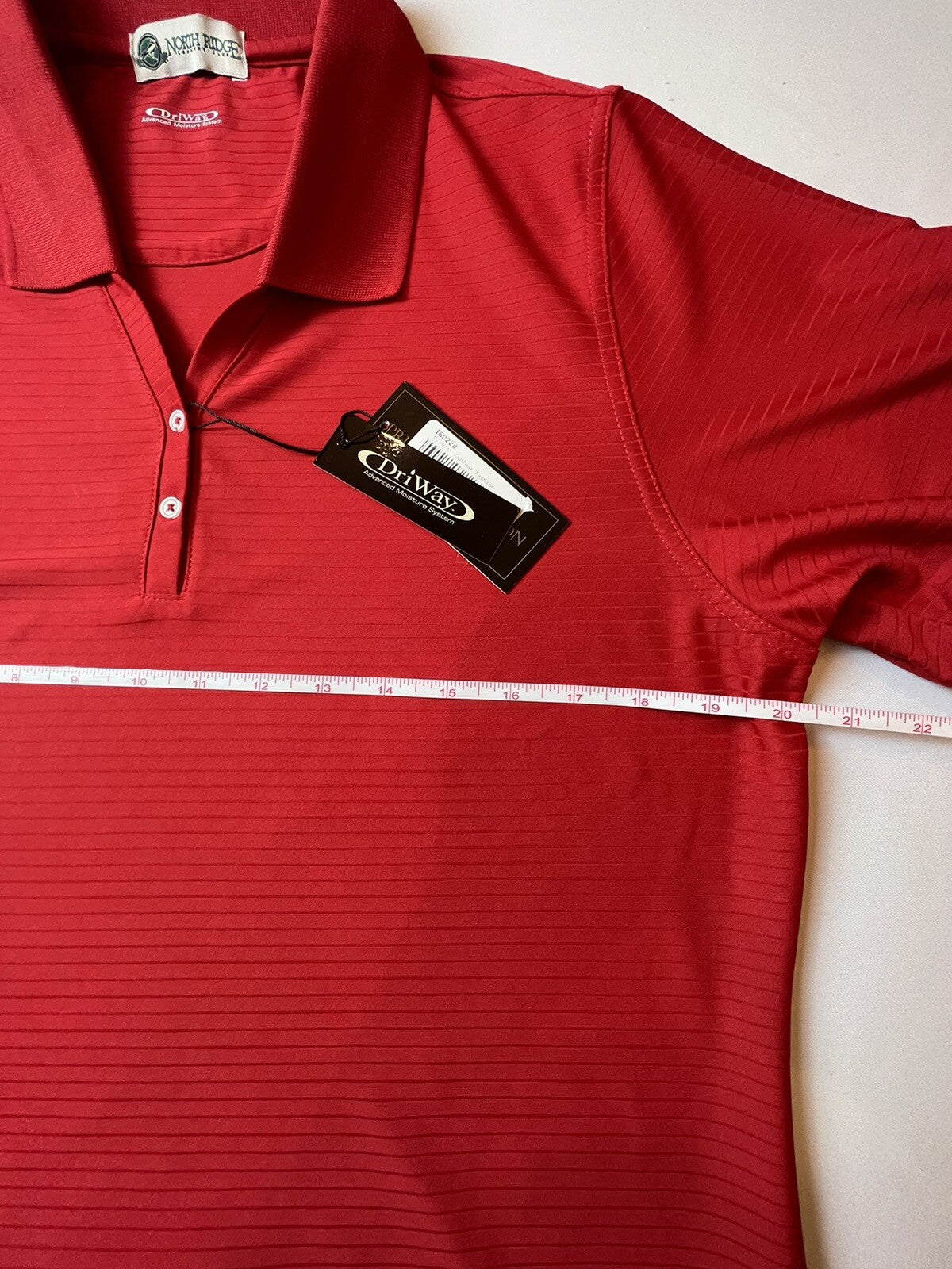 NORTH RIDGE Women’s Golf Shirt Red Top Sz XL           (50)