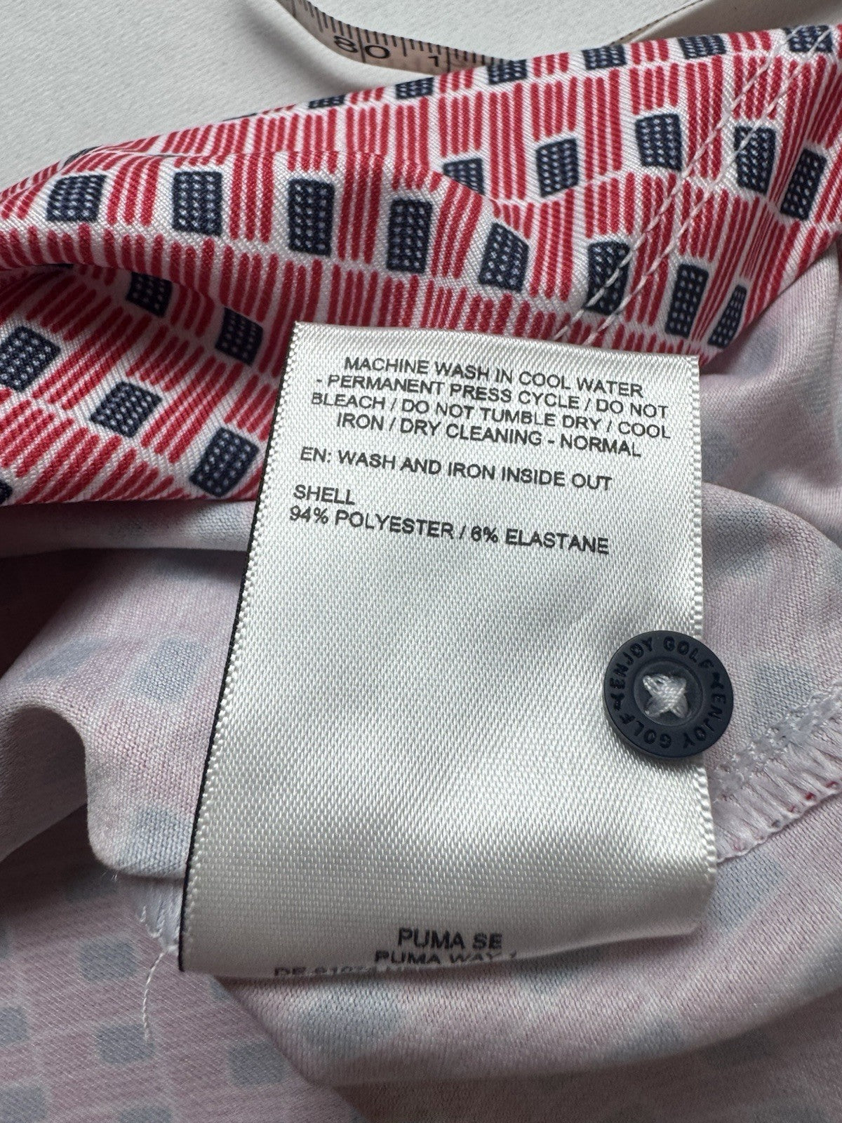 Puma Women’s American Flag Printed Golf Shirt Sz S.   (B.164/3)