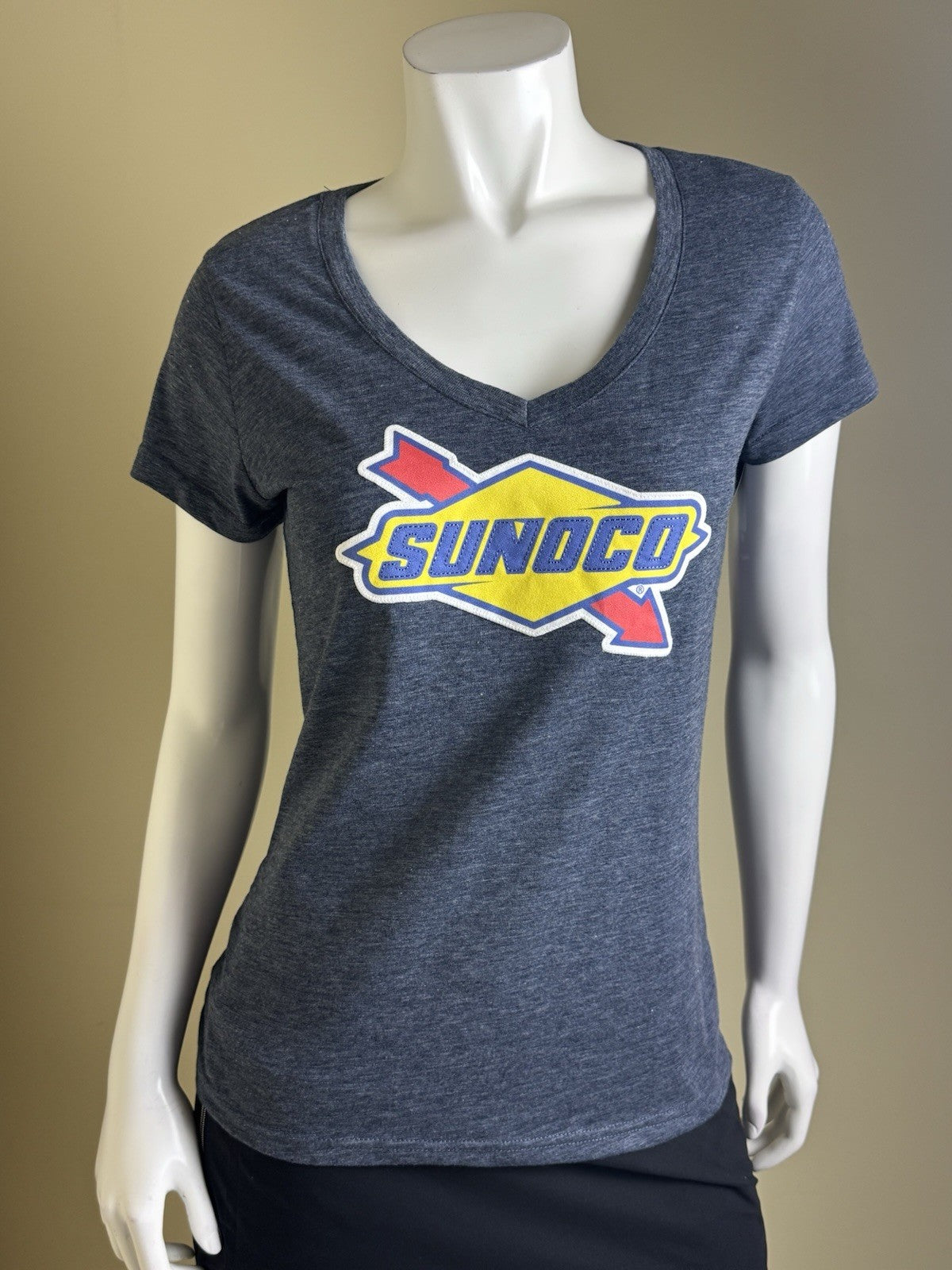 LeverWear Women's Golf shirt Sunoco Logo Sz M   (B.160)