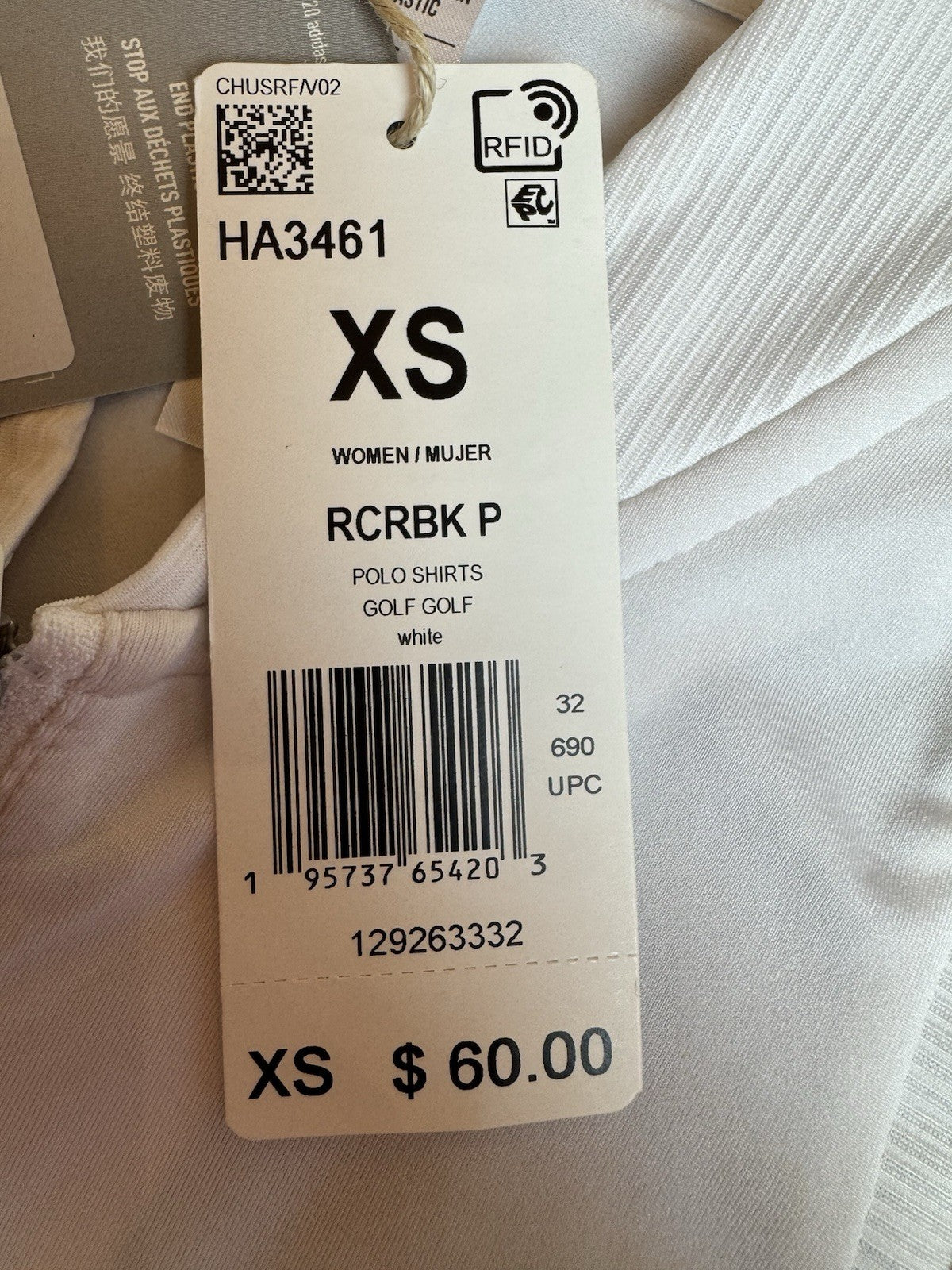 $60 Adidas Women’s Golf Tank Top Sz XS    (B.165)