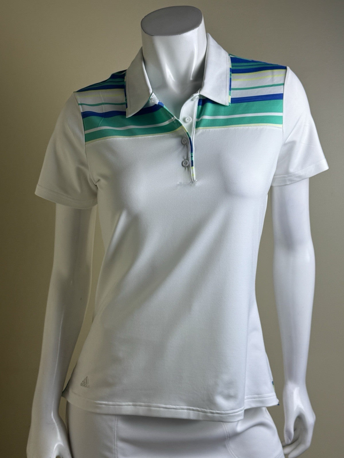 $65 Adidas Women’s Golf Shirt Sz S Climacool  (B.157)