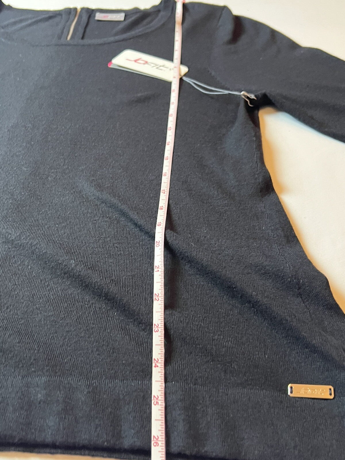 Jofit Women's Long-Sleeve Sweatshirt Sz L Black.      (50)