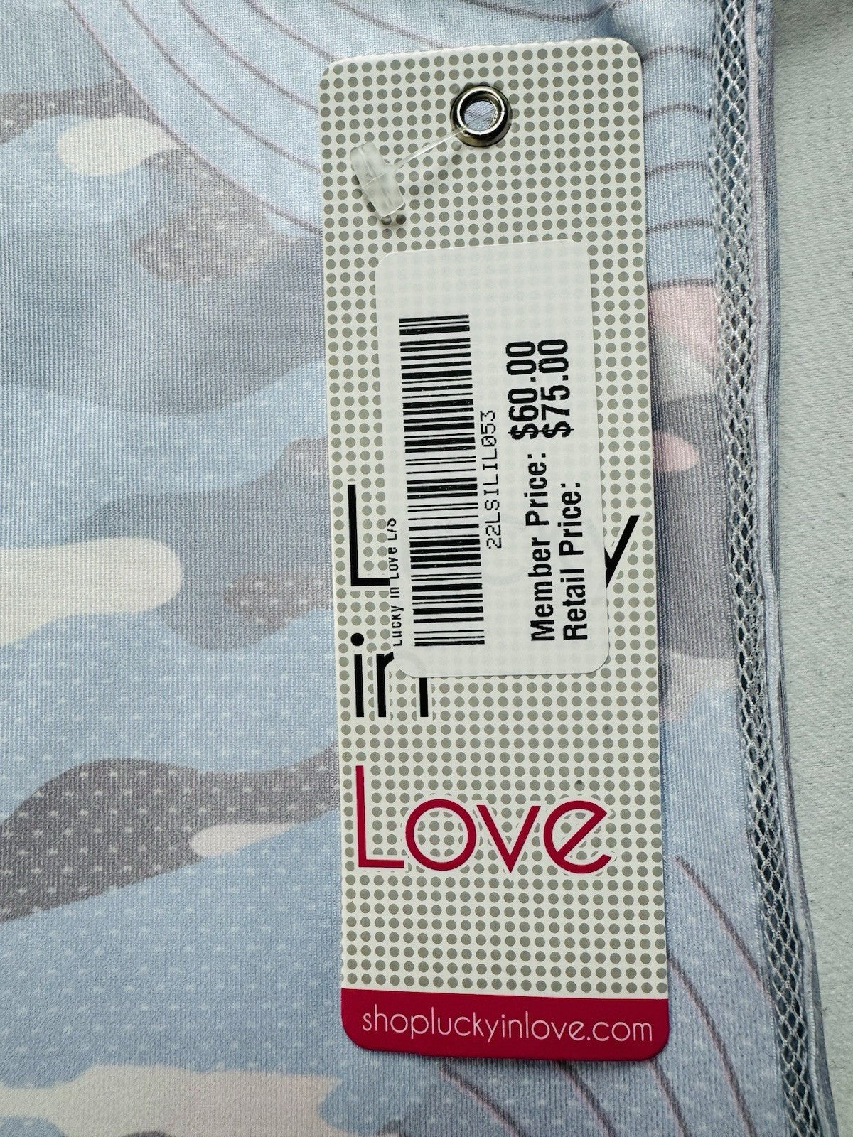 Lucky In Love Women’s Camo Sleeveless Tennis Golf Shirt Sz XS.     (B.135)