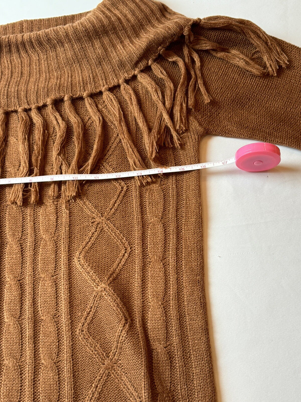 Love by Chesley Sweater Brown Shirt Top Blouse Size S Womens Brown (55)