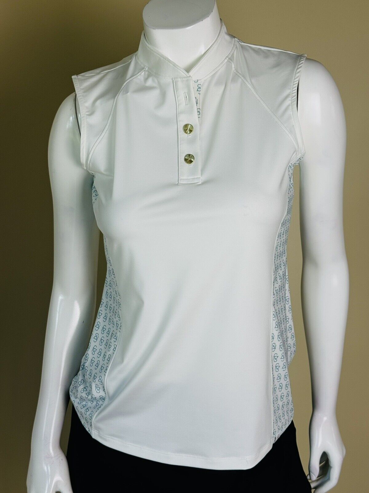 FIA Green California Women’s Top Sz S Golf Shirt