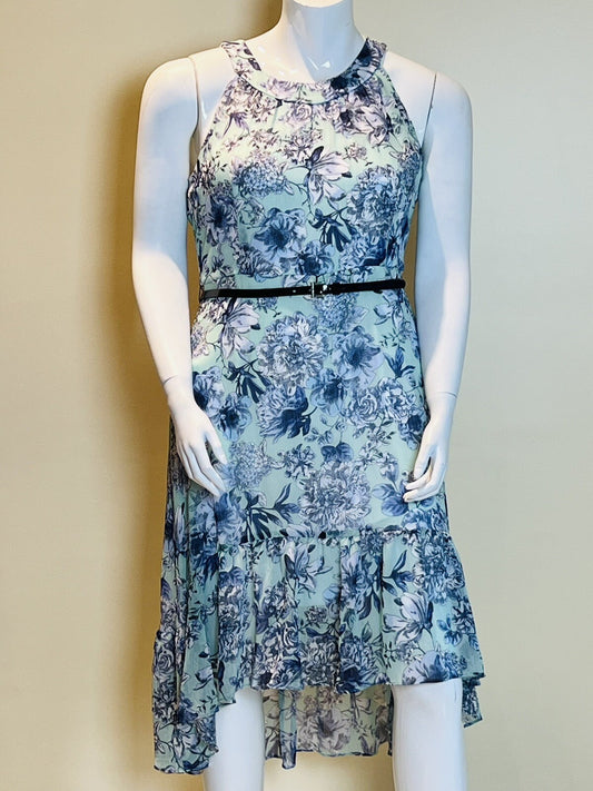 $129 Tommy Hilfiger Floral Sleeveless Dress W/Belt Size 16 (5)