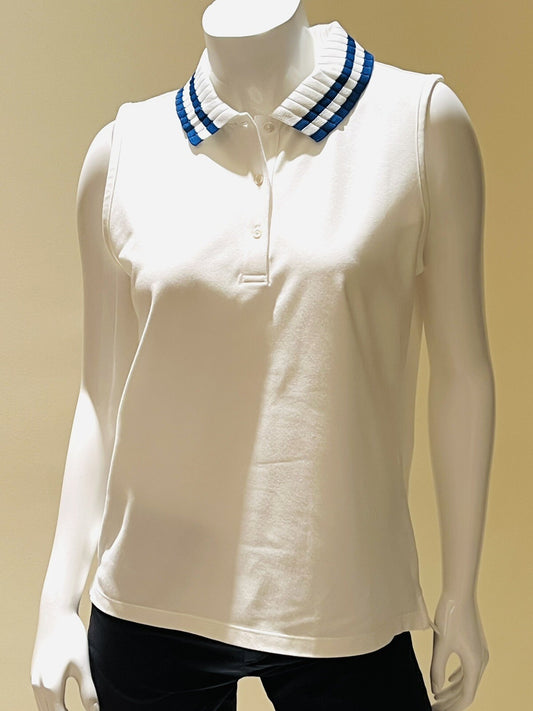 Tory Sport Women’s Golf,Tennis SHIRT White ivory Sz XL (07)
