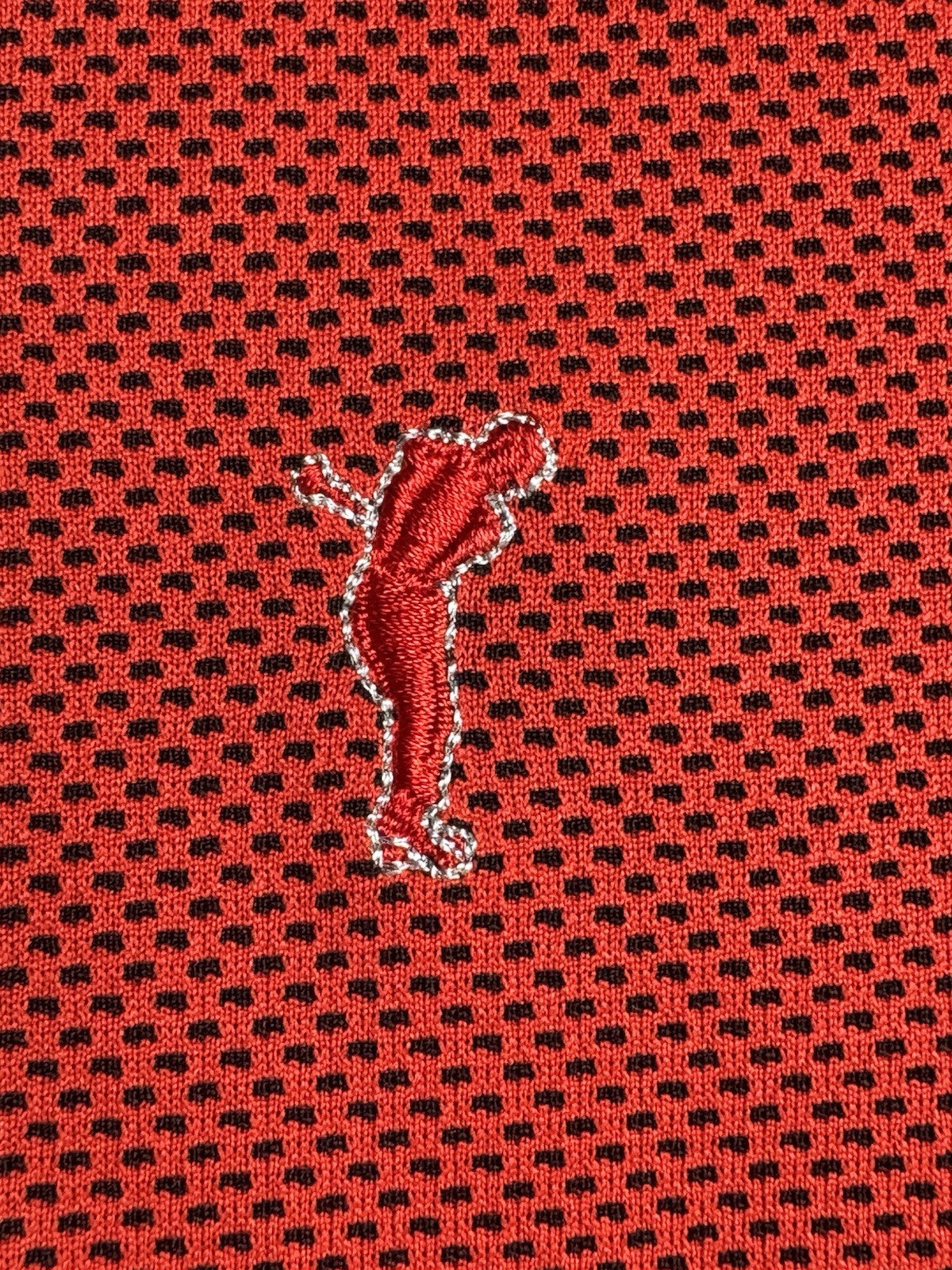 $129 GOLFINO Women's Golf Shirt Red Size 6.  (B.189)