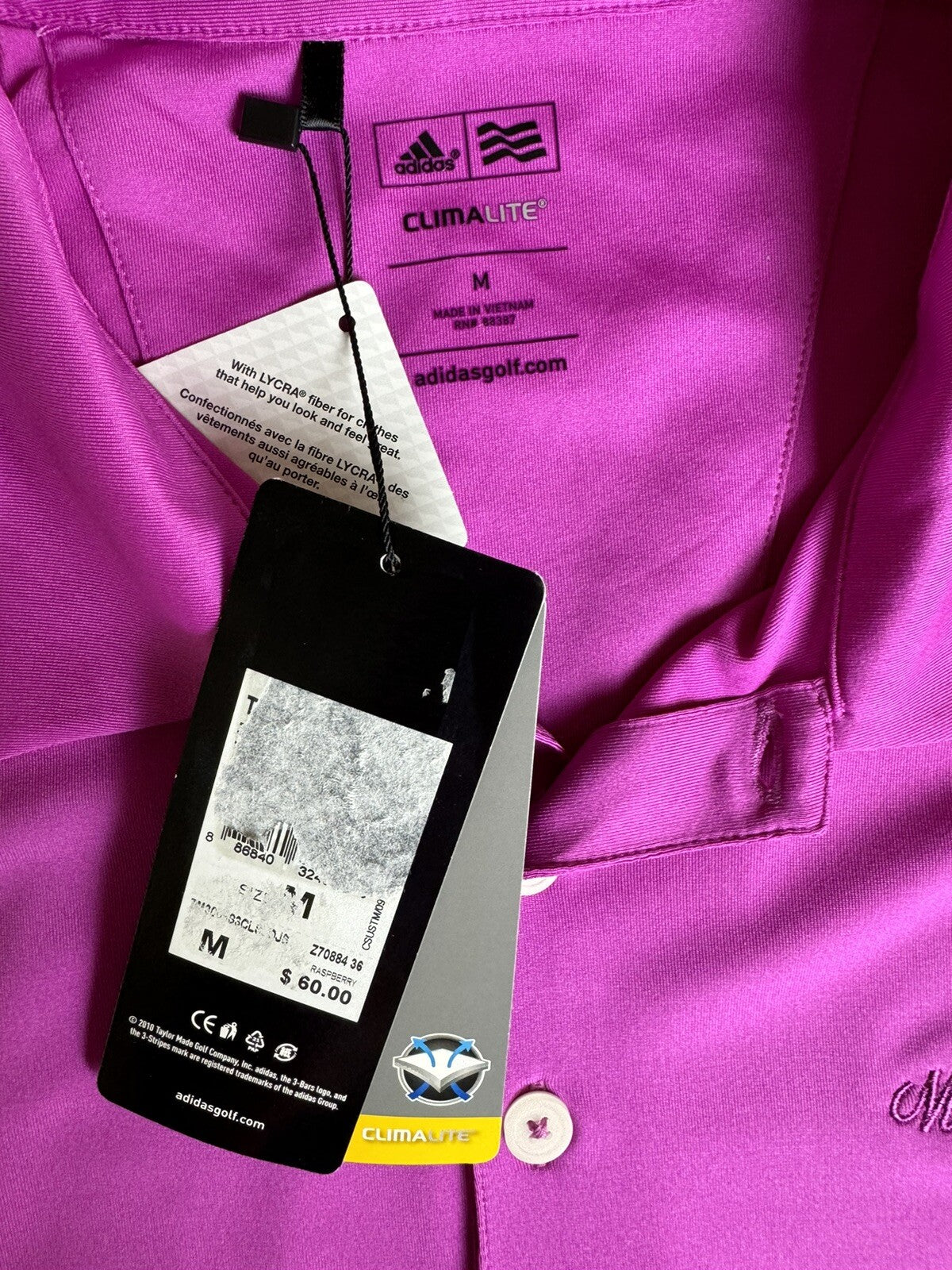 Adidas Women’s Polo Golf Shirt SZ M Climacool  (B.48)