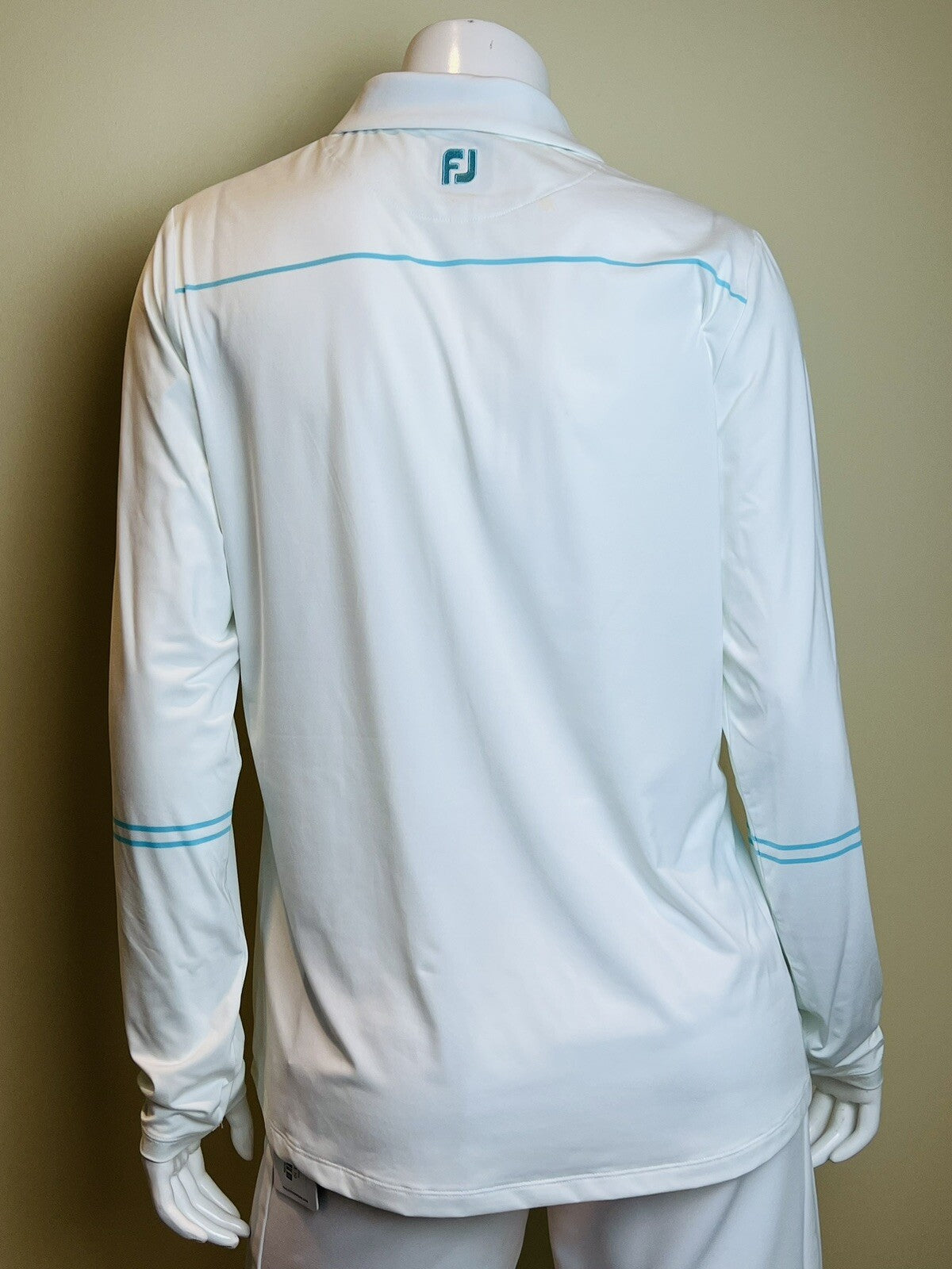 FJ FootJoy Women's Sz XL Sweatshirt Golf white long sleeves (13)