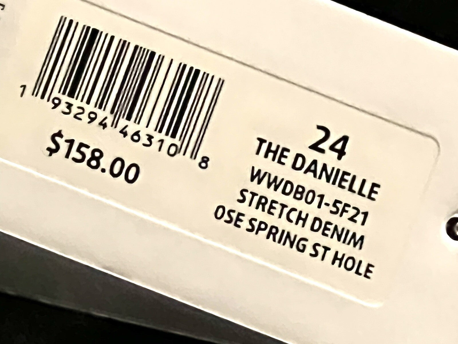 WeWoreWhat Women’s The Danielle Denim Jeans Sz 24