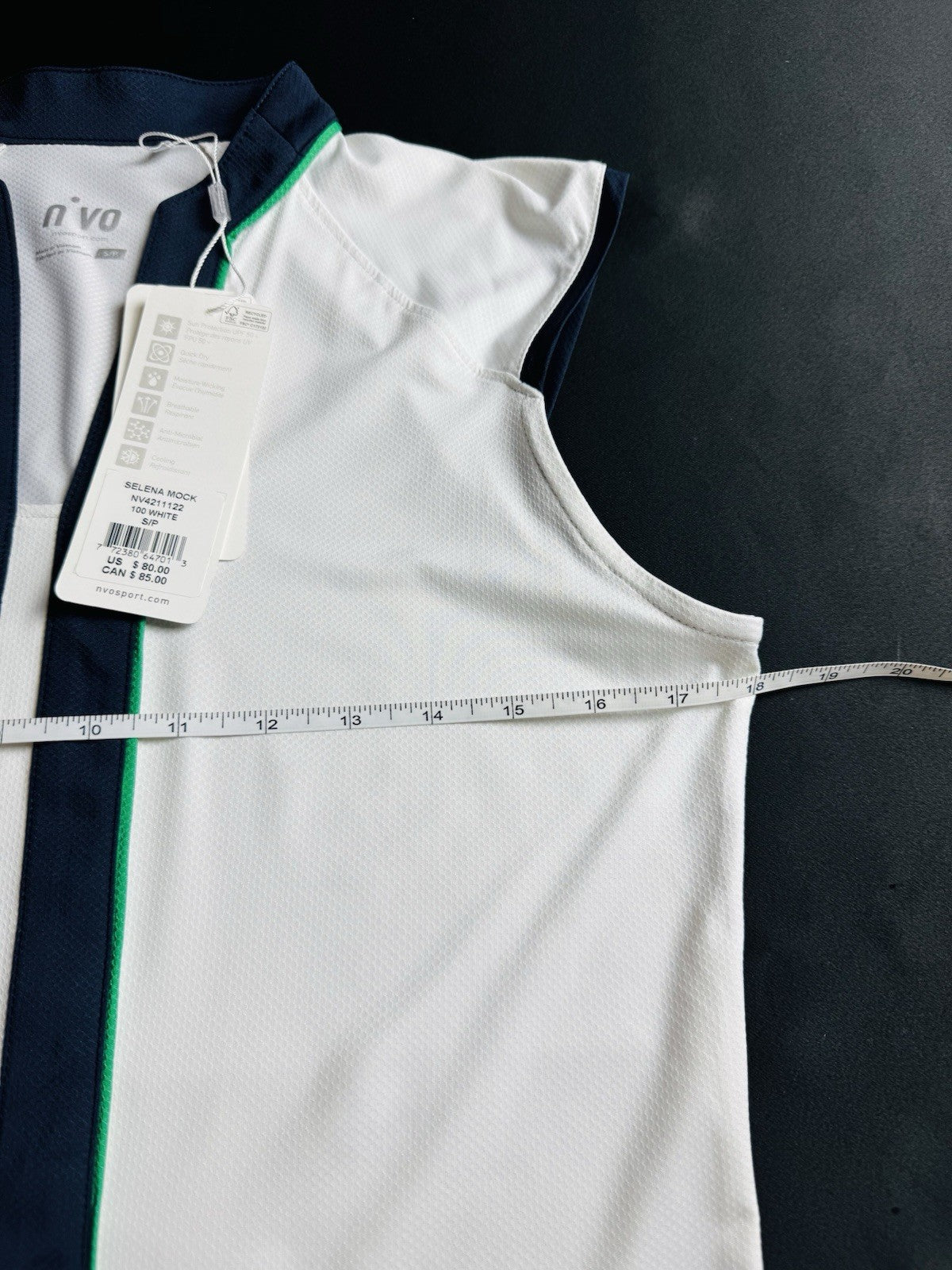 $80 NIVO Women's Golf Shirt Size S.    (B.163)