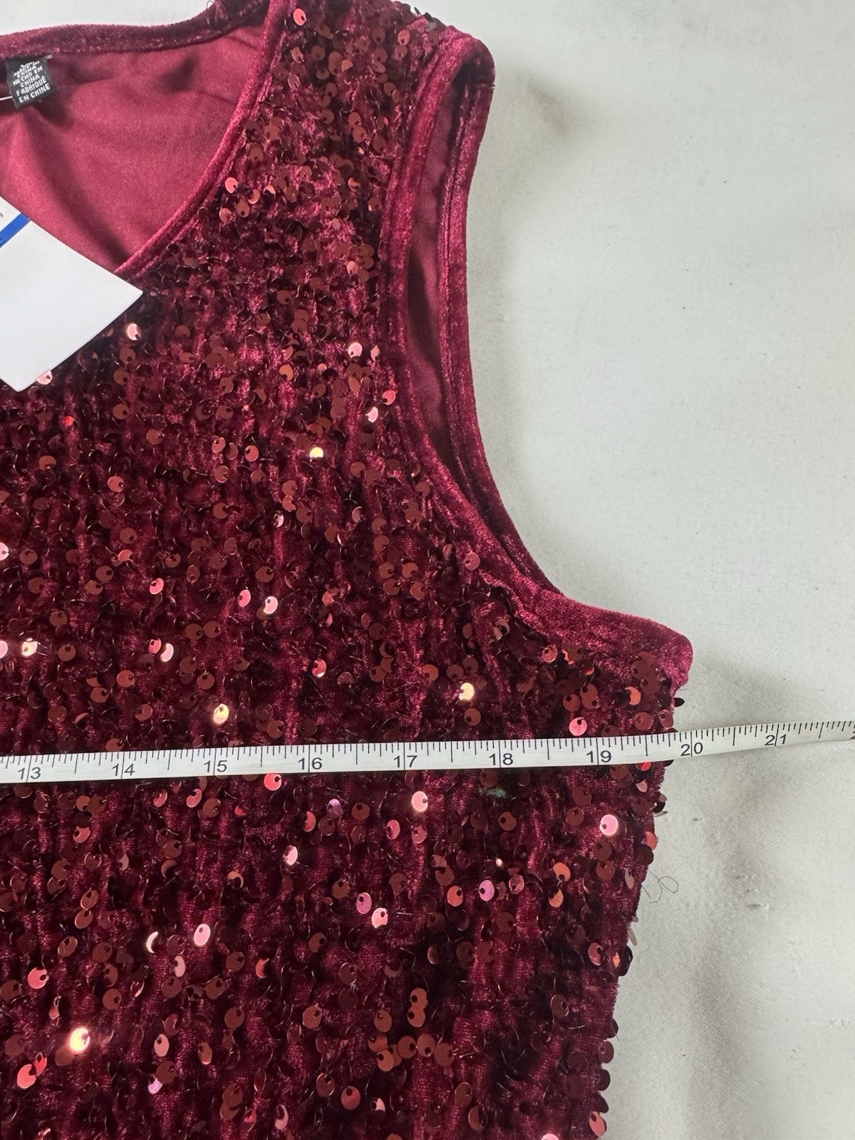 Nina Leonard Sequined Dress Sz XL.  (B.134)