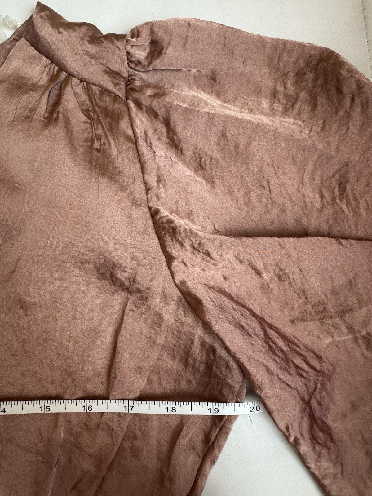 Charmed Hearts Women's Satin Blouse Size L.        (B.167)