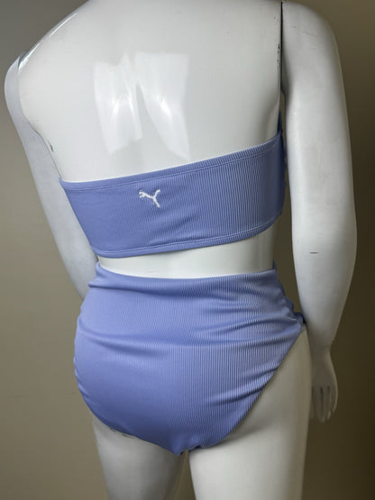 Puma 2 Piece Bikini Women’s Purple Swimsuit Sz 2XL.  (B.152)