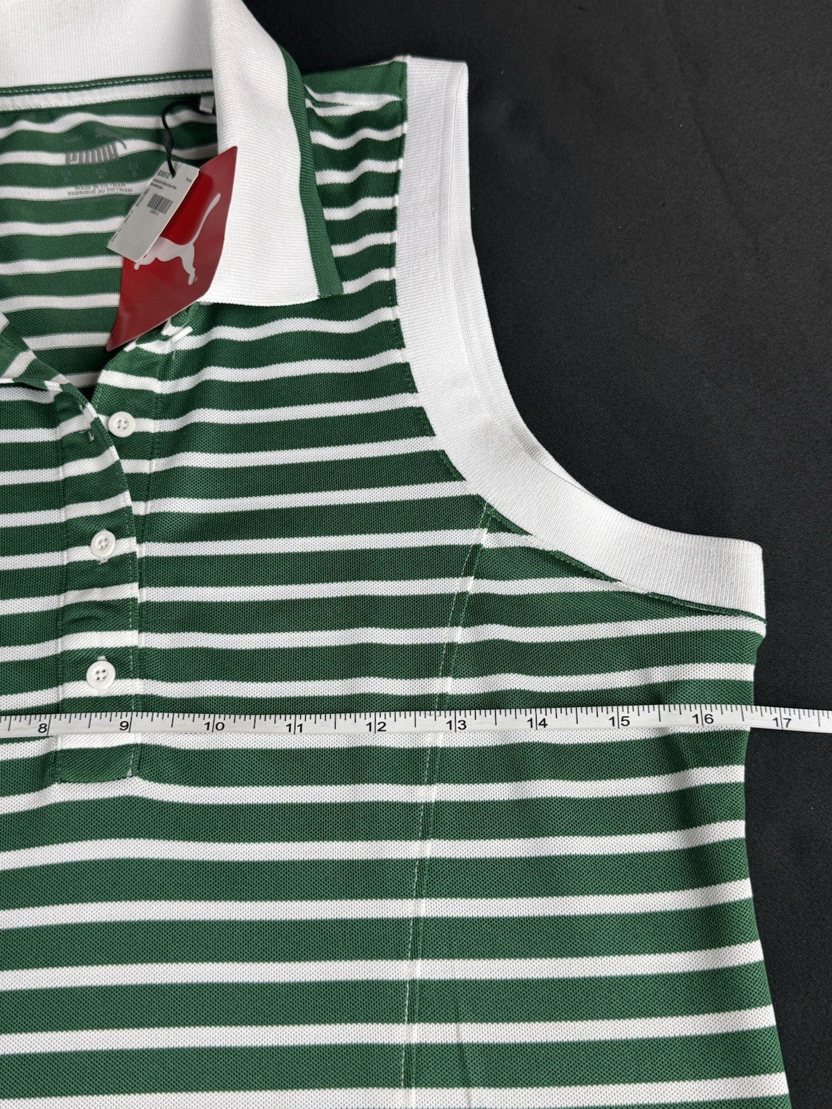 Puma Women’s Polo Stripes Dress Sz S      (B.082)