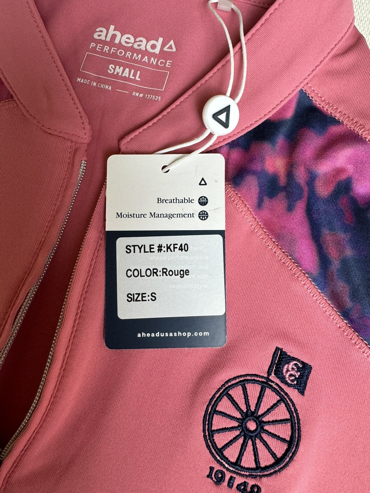 Ahead Performance Polo Golf Shirt Women’s Sz S. (67)