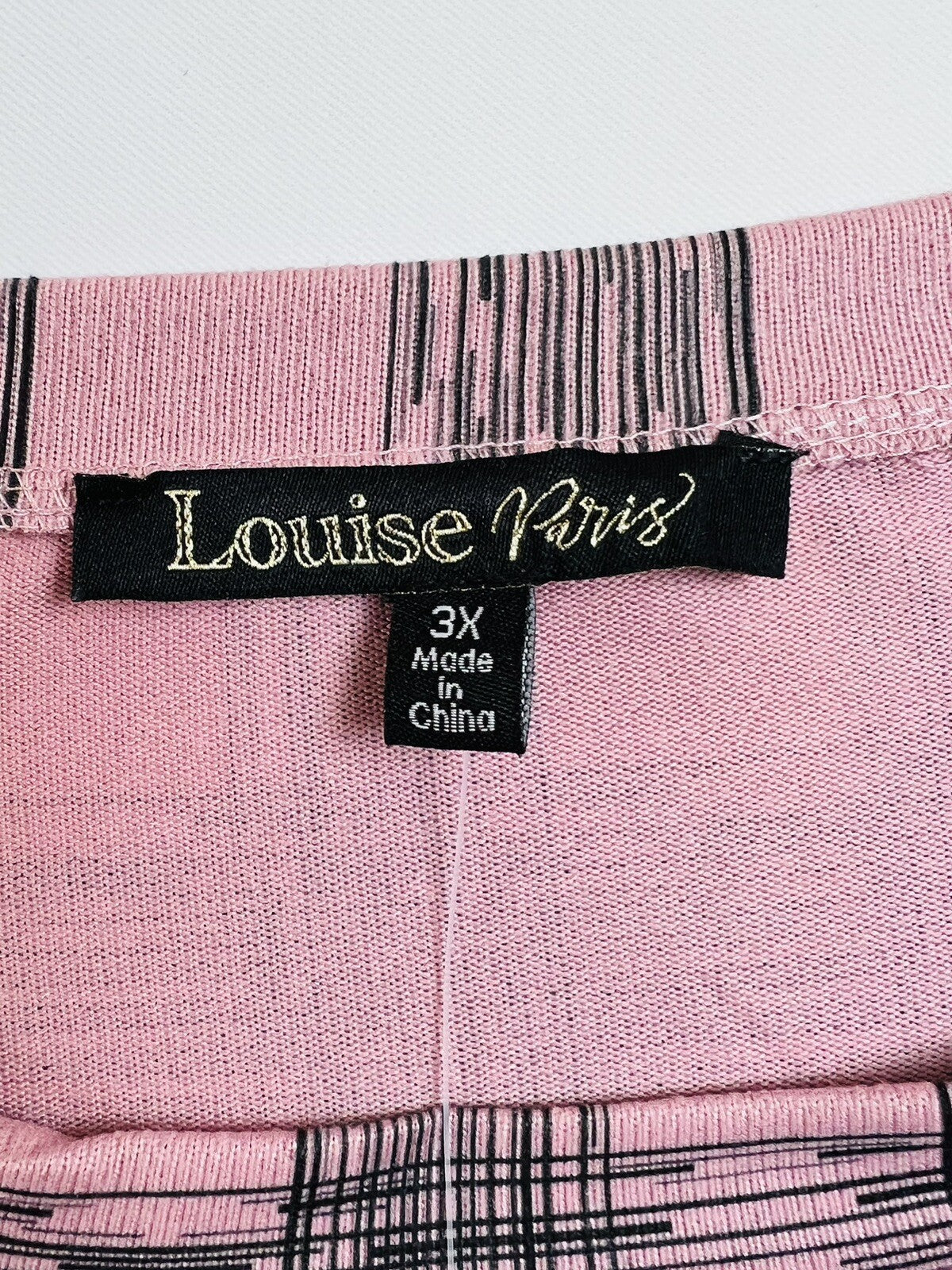 Louise Paris Women’s Blouse Check Size 3X Top