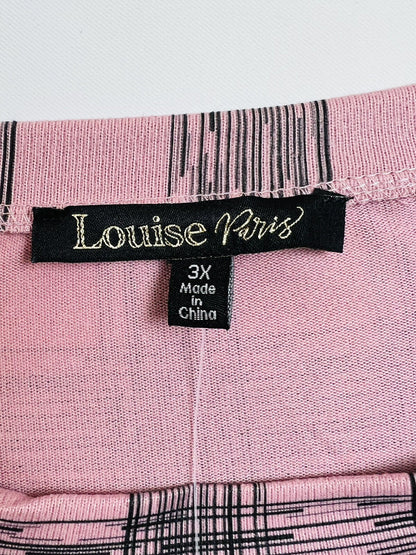 Louise Paris Women’s Blouse Check Size 3X Top