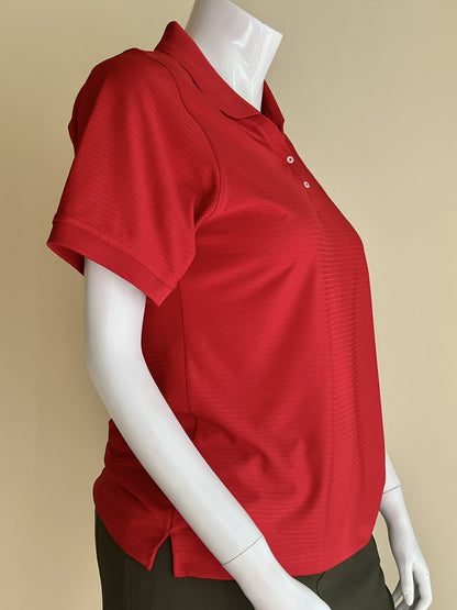 NORTH RIDGE Women’s Golf Shirt Red Top Sz XL           (50)