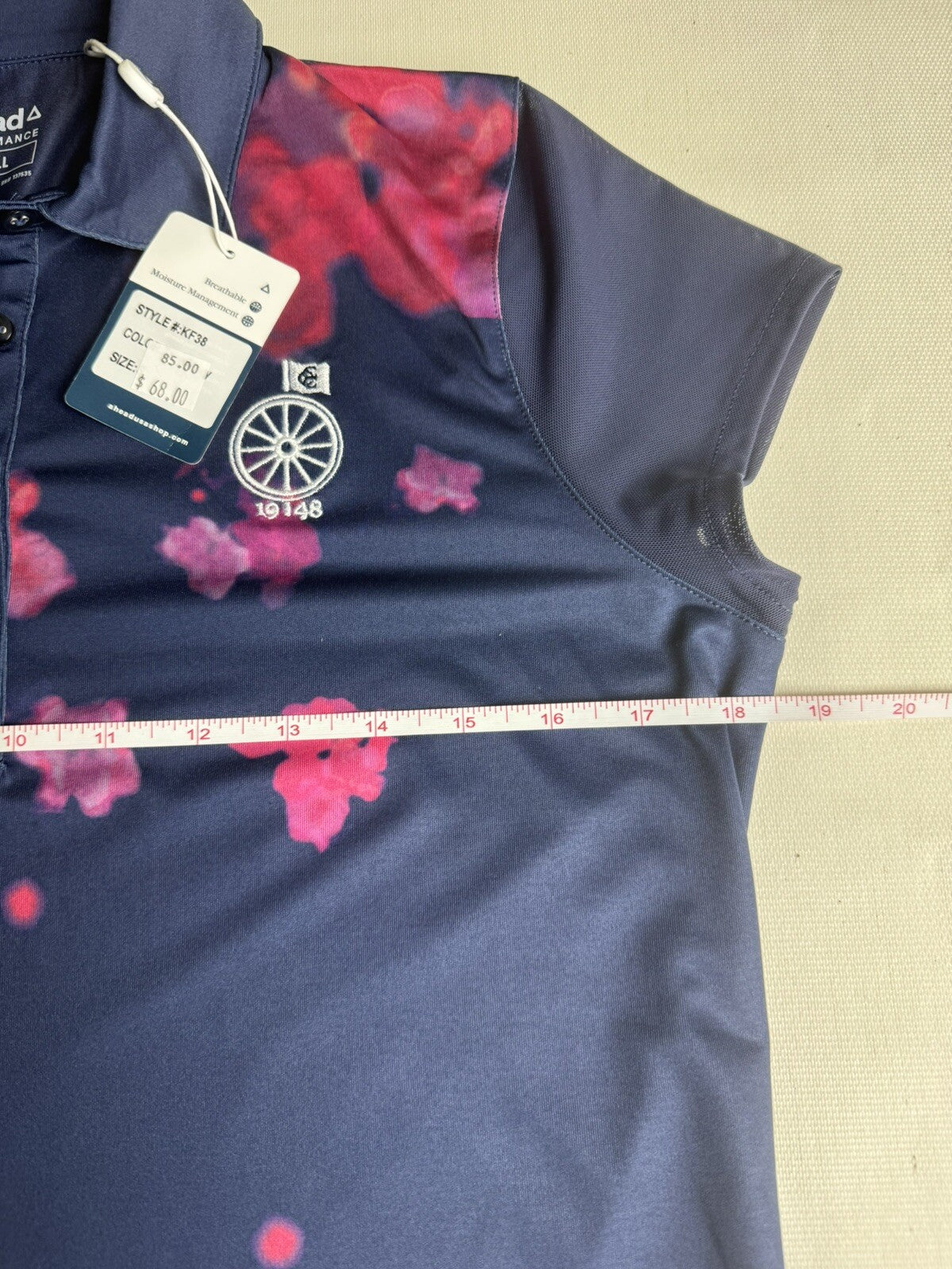 Ahead Performance Polo Golf Shirt Women’s Sz S. (B.76)