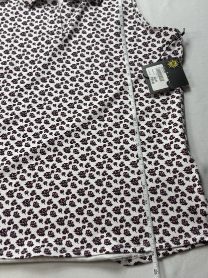 BELYN KEY Women’s Sleeveless Golf Shirt Sz M.    (B.134)