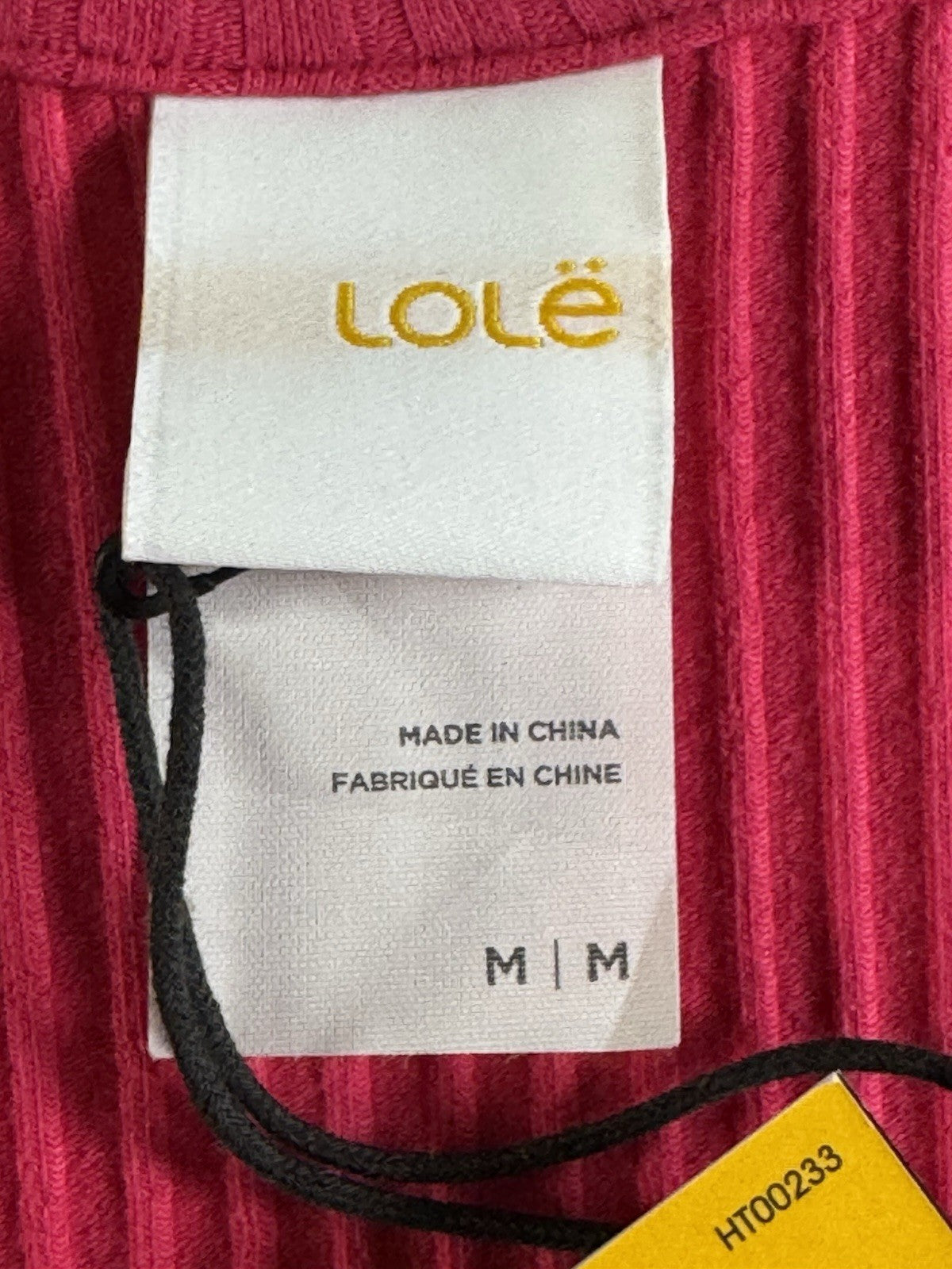 LOLE Knit Sleeveless Dress Pink Sz M.  (B.062)
