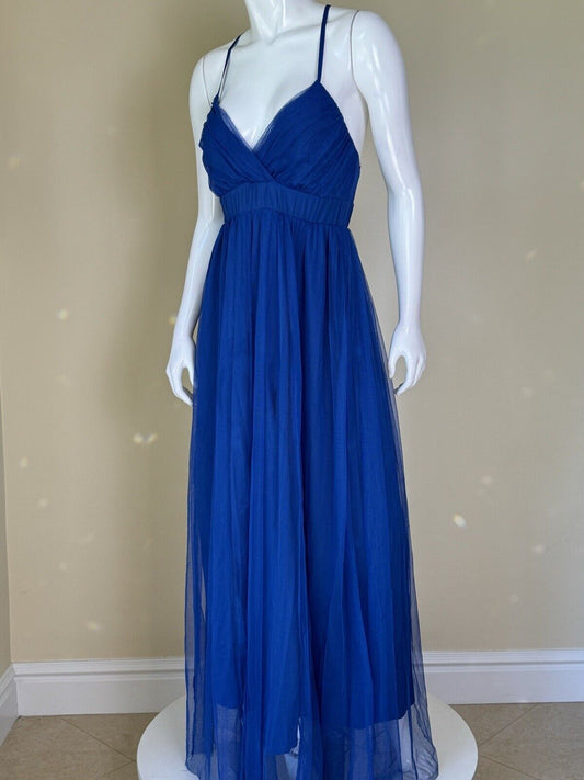 Floerns Womens Spaghetti Strap Maxi Party Dress Sz S